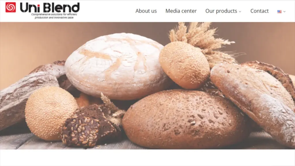UNI BLEND — Корпоративний сайт Uni Blend на WordPress